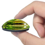 Japan Kinkakuji Temple Kyoto 3D Fridge Magnet Crystal Glass