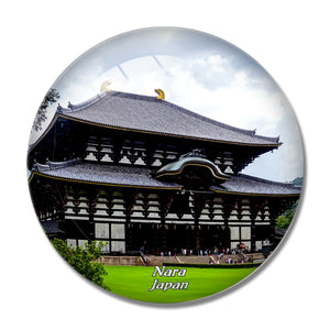 Japan Todai-ji Temple Nara 3D Fridge Magnet Crystal Glass