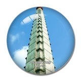 Juche Tower Pyongyang Korea 3D Fridge Magnet Crystal Glass