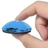 Kilimanjaro Amboseli Kenya 3D Fridge Magnet Crystal Glass