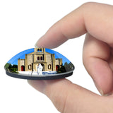 La Romana Dominica 3D Fridge Magnet Crystal Glass