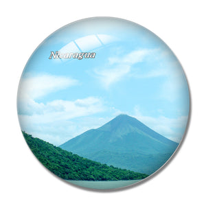 Lake Nicaragua 3D Fridge Magnet Crystal Glass