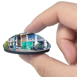 Malaysia George Town Pengang 3D Fridge Magnet Crystal Glass