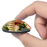 Malaysia Kek Lok Si Temple Penang 3D Fridge Magnet Crystal Glass