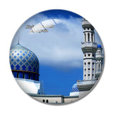 Malaysia Kota Kinabalu  Mosque Sabah 3D Fridge Magnet Crystal Glass