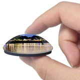 Malaysia Kuching 3D Fridge Magnet Crystal Glass