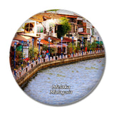 Malaysia Malacca River Melaka 3D Fridge Magnet Crystal Glass