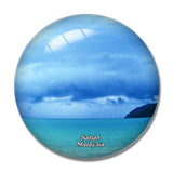 Malaysia Mantanani Island Kota Kinabalu Sabah 3D Fridge Magnet Crystal Glass