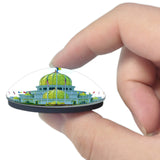 Malaysia Old Royal Palace Kuala Lumpur 3D Fridge Magnet Crystal Glass