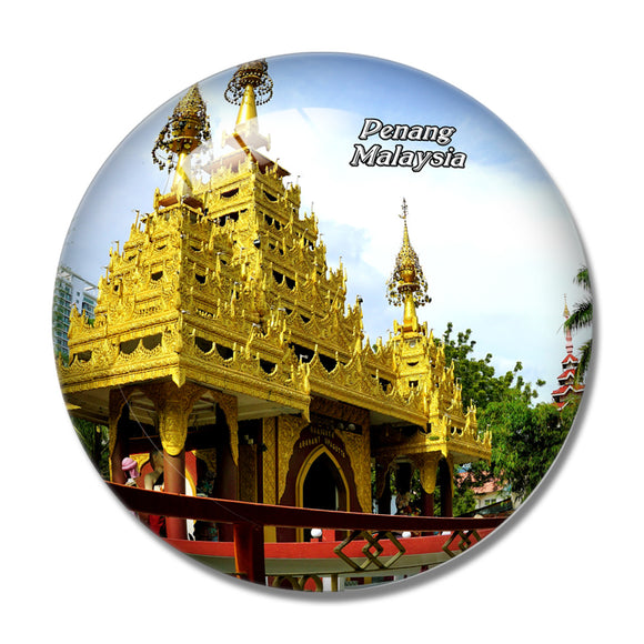 Malaysia Penang 3D Fridge Magnet Crystal Glass