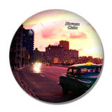 Malecon Havana Cuba 3D Fridge Magnet Crystal Glass