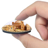 Malta Valletta 3D Fridge Magnet Crystal Glass