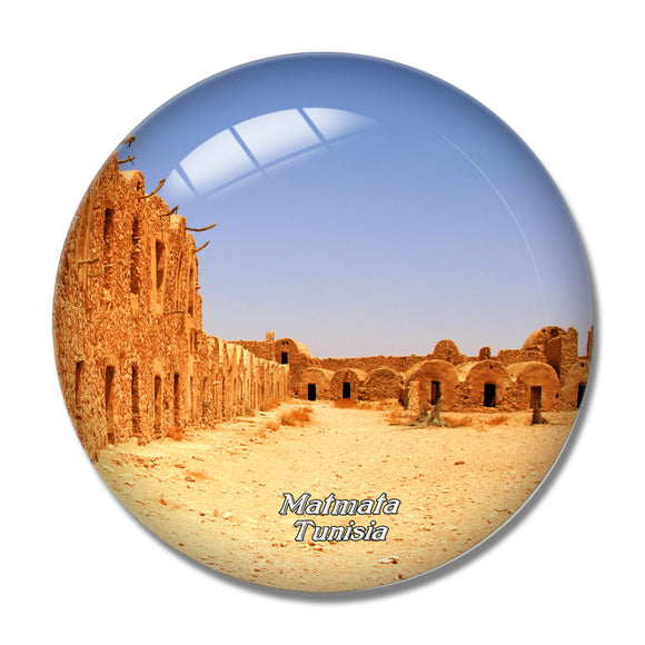 Matmata Tunisia 3D Fridge Magnet Crystal Glass