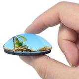 Mexico Beach Cozumel 3D Fridge Magnet Crystal Glass