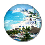 Mexico Cancun 3D Fridge Magnet Crystal Glass