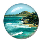 Mexico Chileno Beach Los Cabos 3D Fridge Magnet Crystal Glass