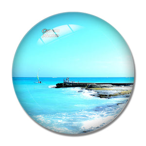 Mexico Cozumel Island Cancun 3D Fridge Magnet Crystal Glass