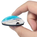 Mexico Dolphins Beach Cancun 3D Fridge Magnet Crystal Glass