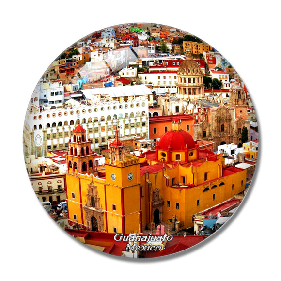 Mexico Guanajuato 3D Fridge Magnet Crystal Glass