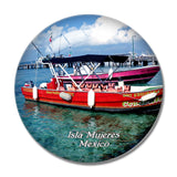 Mexico Isla Mujeres 3D Fridge Magnet Crystal Glass