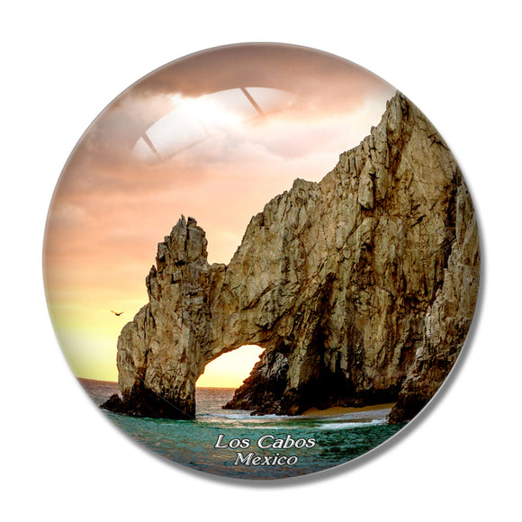 Mexico Los Cabos 3D Fridge Magnet Crystal Glass