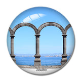 Mexico Malecon Boardwalk Puerto Vallarta 3D Fridge Magnet Crystal Glass