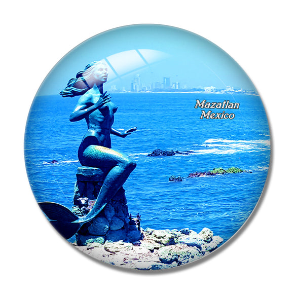 Mexico Mazatlan 3D Fridge Magnet Crystal Glass