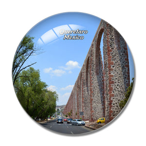 Mexico Queretaro 3D Fridge Magnet Crystal Glass