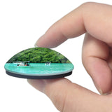 Micronesia 3D Fridge Magnet Crystal Glass