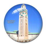 Morocco Hassan II Mosque Casablanca 3D Fridge Magnet Crystal Glass