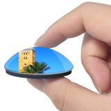 Morocco Koutoubia Mosque Marrakech 3D Fridge Magnet Crystal Glass