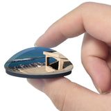 Morocco Marina Agadir 3D Fridge Magnet Crystal Glass