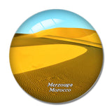 Morocco Merzouga Desert 3D Fridge Magnet Crystal Glass