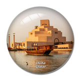 Museum of Islamic Art Doha Qatar 3D Fridge Magnet Crystal Glass