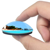 Nakupenda Beach Zanzibar Tanzania 3D Fridge Magnet Crystal Glass