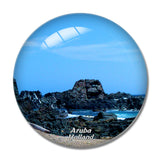 Natural Pool Noord Aruba 3D Fridge Magnet Crystal Glass