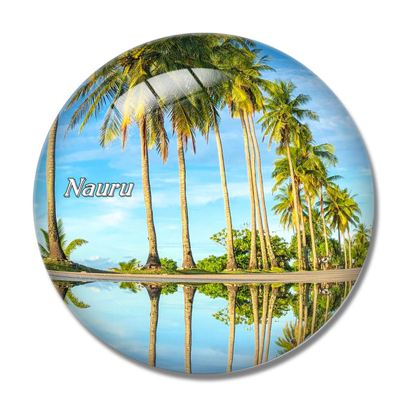 Nauru .png 3D Fridge Magnet Crystal Glass