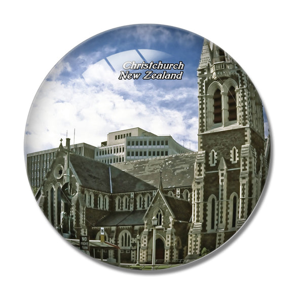 New Zealand Auckland War Memorial Museum 3D Fridge Magnet Crystal Glass