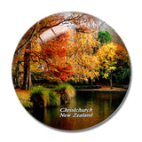 New Zealand Christchurch Botanic Gardens 3D Fridge Magnet Crystal Glass