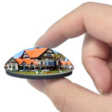 New Zealand Government Gardens Rotorua 3D Fridge Magnet Crystal Glass