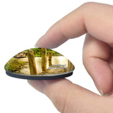 New Zealand Hobbit Village Auckland 3D Fridge Magnet Crystal Glass