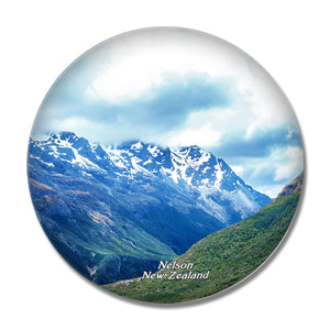 New Zealand Kahurangi National Park Nelson 3D Fridge Magnet Crystal Glass