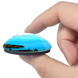 New Zealand Lake Wakatipu Queenstown 3D Fridge Magnet Crystal Glass