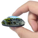 New Zealand Punakaiki Pancake Rock and Blowhole Greymouth 3D Fridge Magnet Crystal Glass