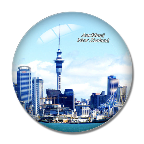 New Zealand Sky Tower Auckland 3D Fridge Magnet Crystal Glass