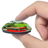 New Zealand Wellington Cable Car 3D Fridge Magnet Crystal Glass