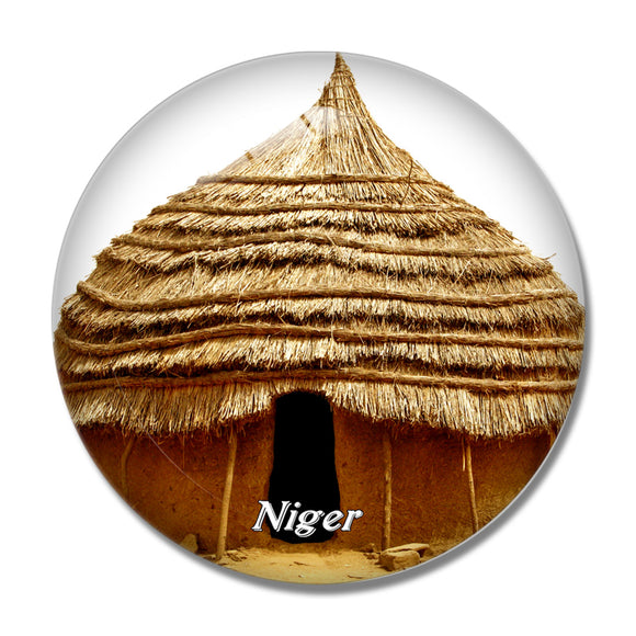 Niger 3D Fridge Magnet Crystal Glass