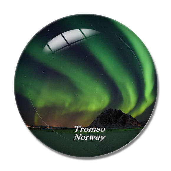 Norway Aurora Tromso 3D Fridge Magnet Crystal Glass