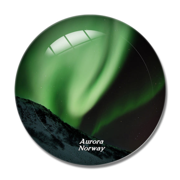 Norway Aurora 3D Fridge Magnet Crystal Glass