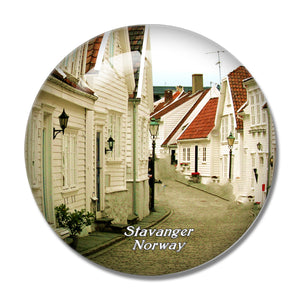 Norway Gamle Stavanger 3D Fridge Magnet Crystal Glass